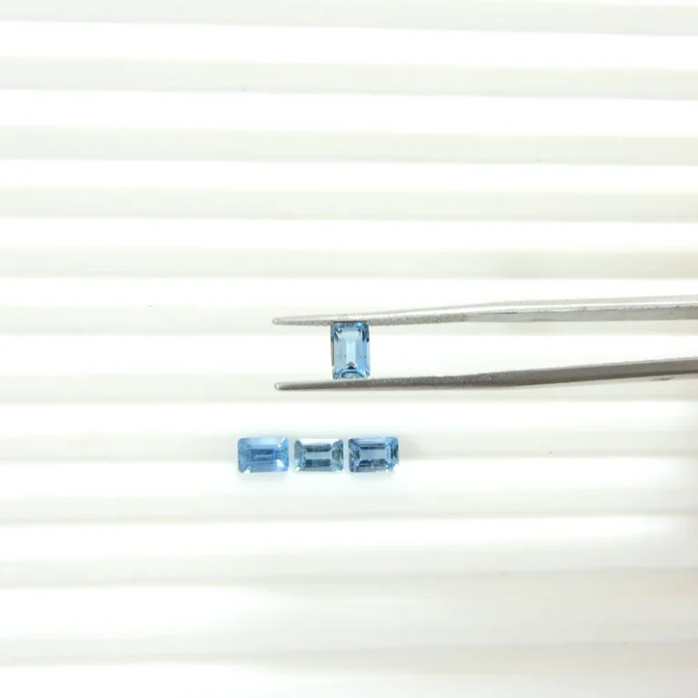 Aquamarine Octagon 6x4 MM