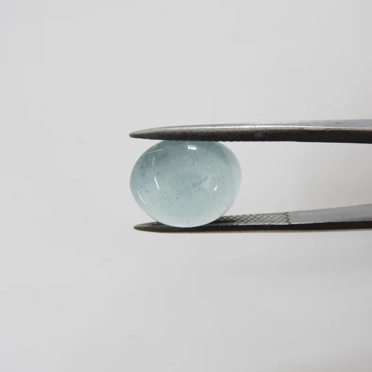 Milky Aquamarine Oval 13.5x10 MM