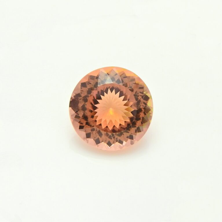 Orange Tourmaline Round 13x13 mm 1 Rahul Exports